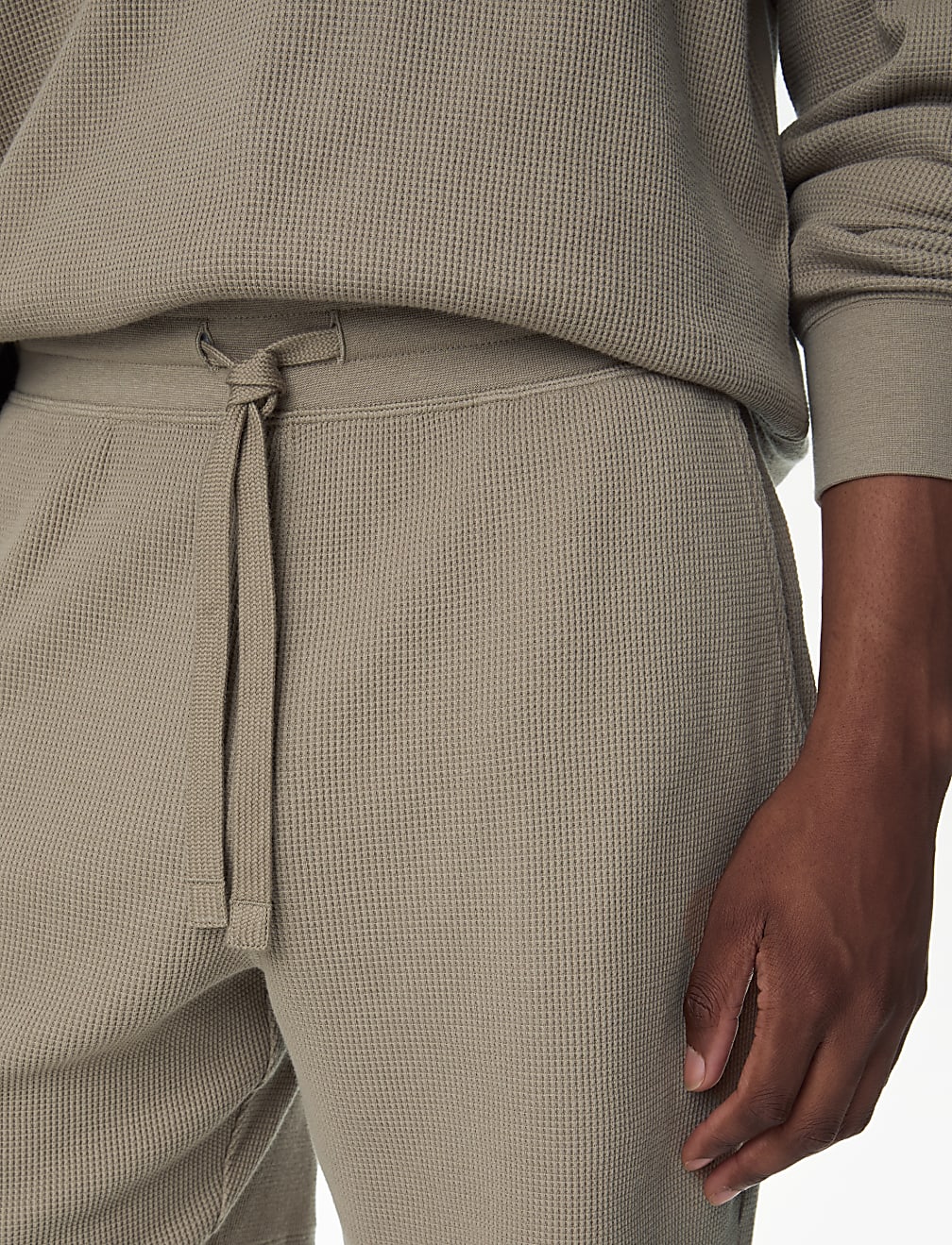 Pure Cotton Waffle Loungewear Shorts