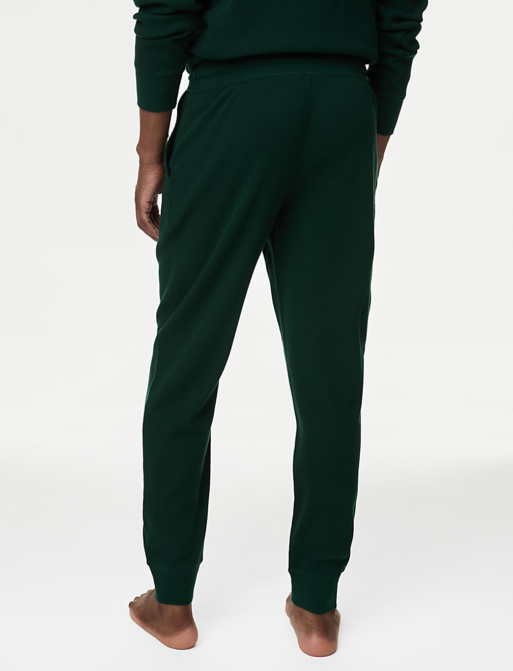 Pure Cotton Waffle Loungewear Bottoms