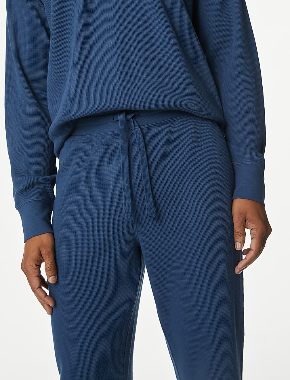 Pure Cotton Waffle Loungewear Bottoms