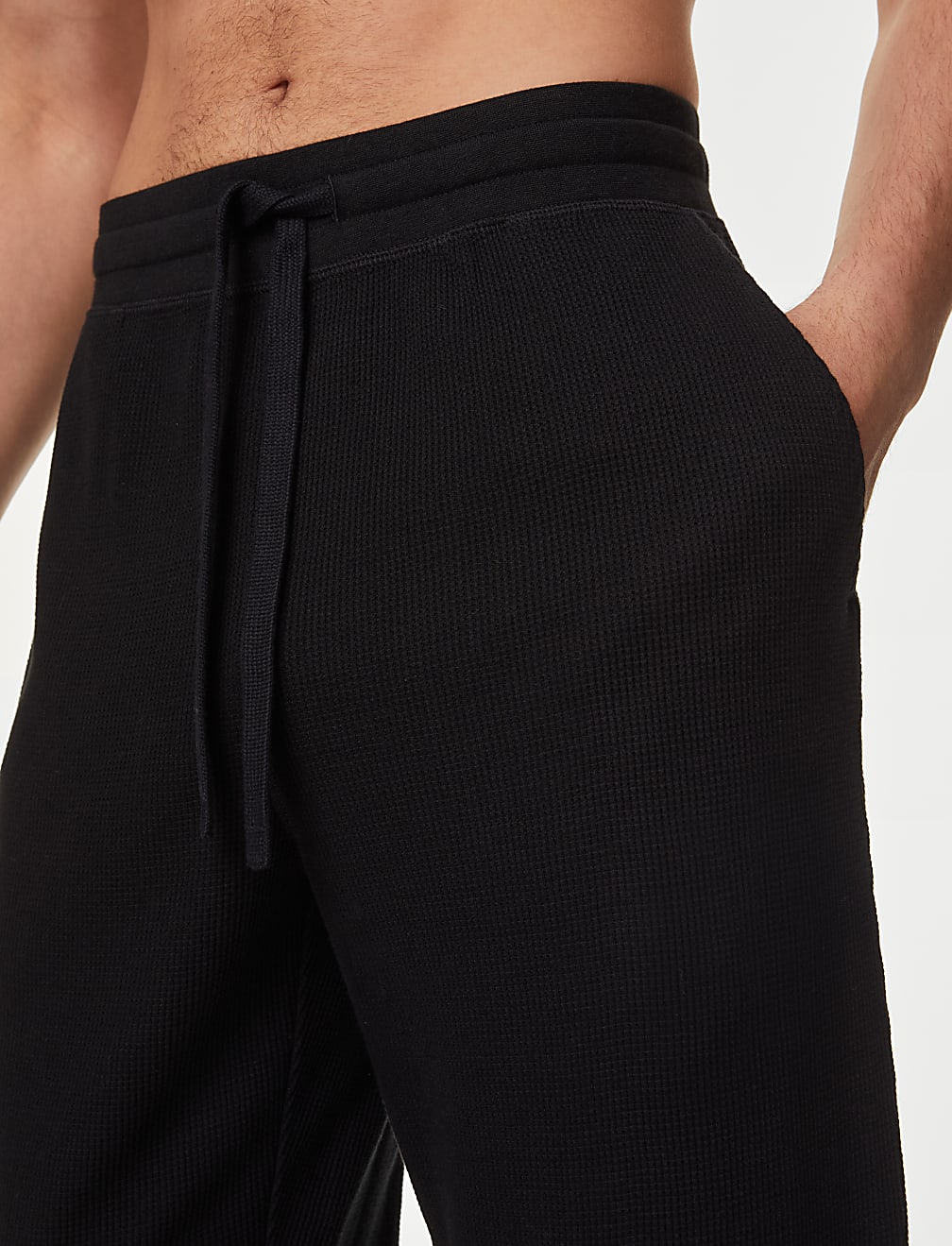 Pure Cotton Waffle Loungewear Bottoms