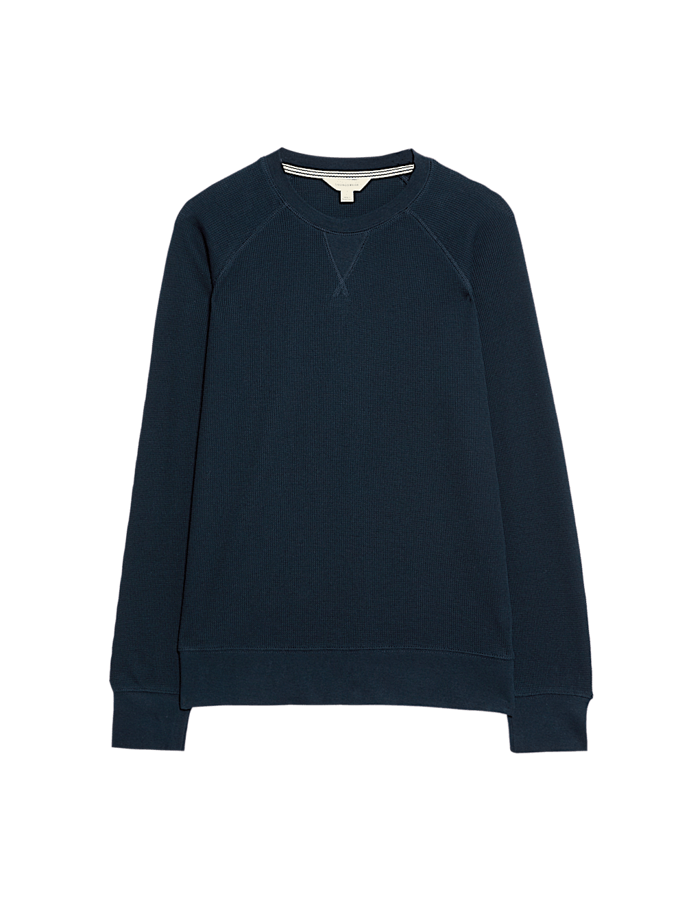 Pure Cotton Waffle Loungewear Sweatshirt