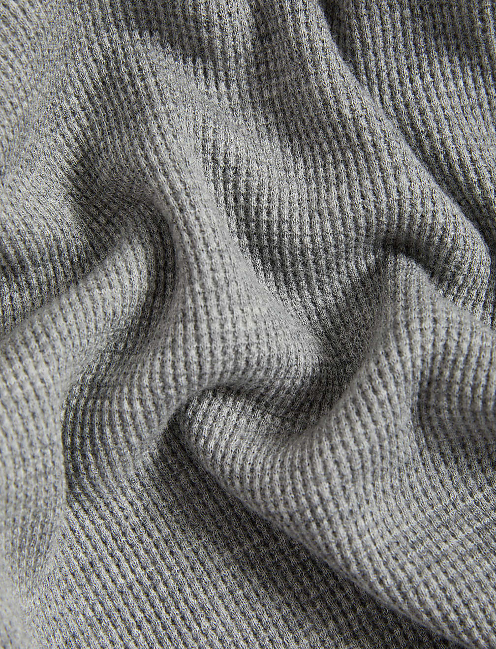 Pure Cotton Waffle Loungewear Sweatshirt
