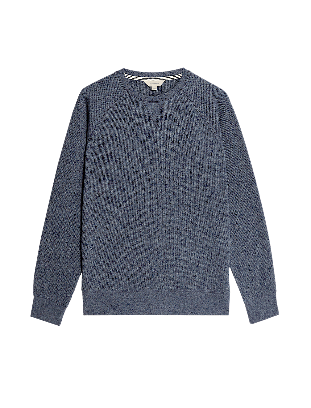 Pure Cotton Waffle Loungewear Sweatshirt