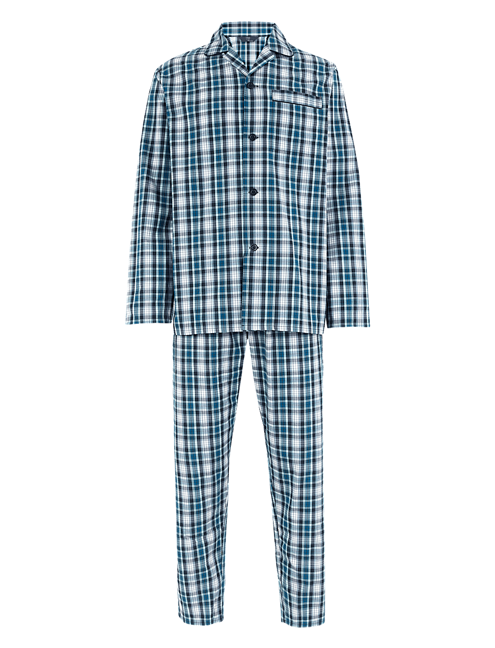 Pure Cotton Checked Pyjama Set