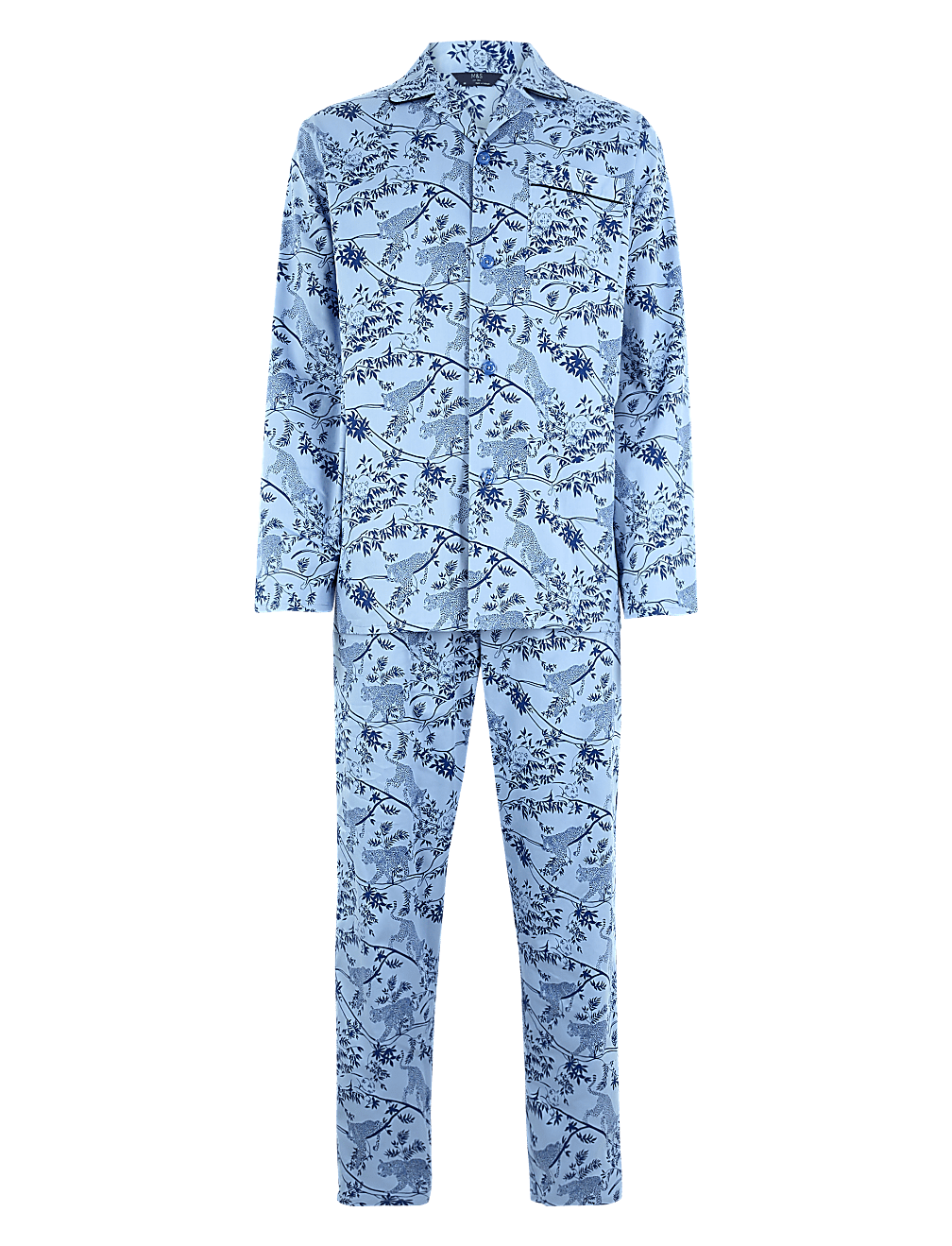 Pure Cotton Jungle Print Pyjama Set