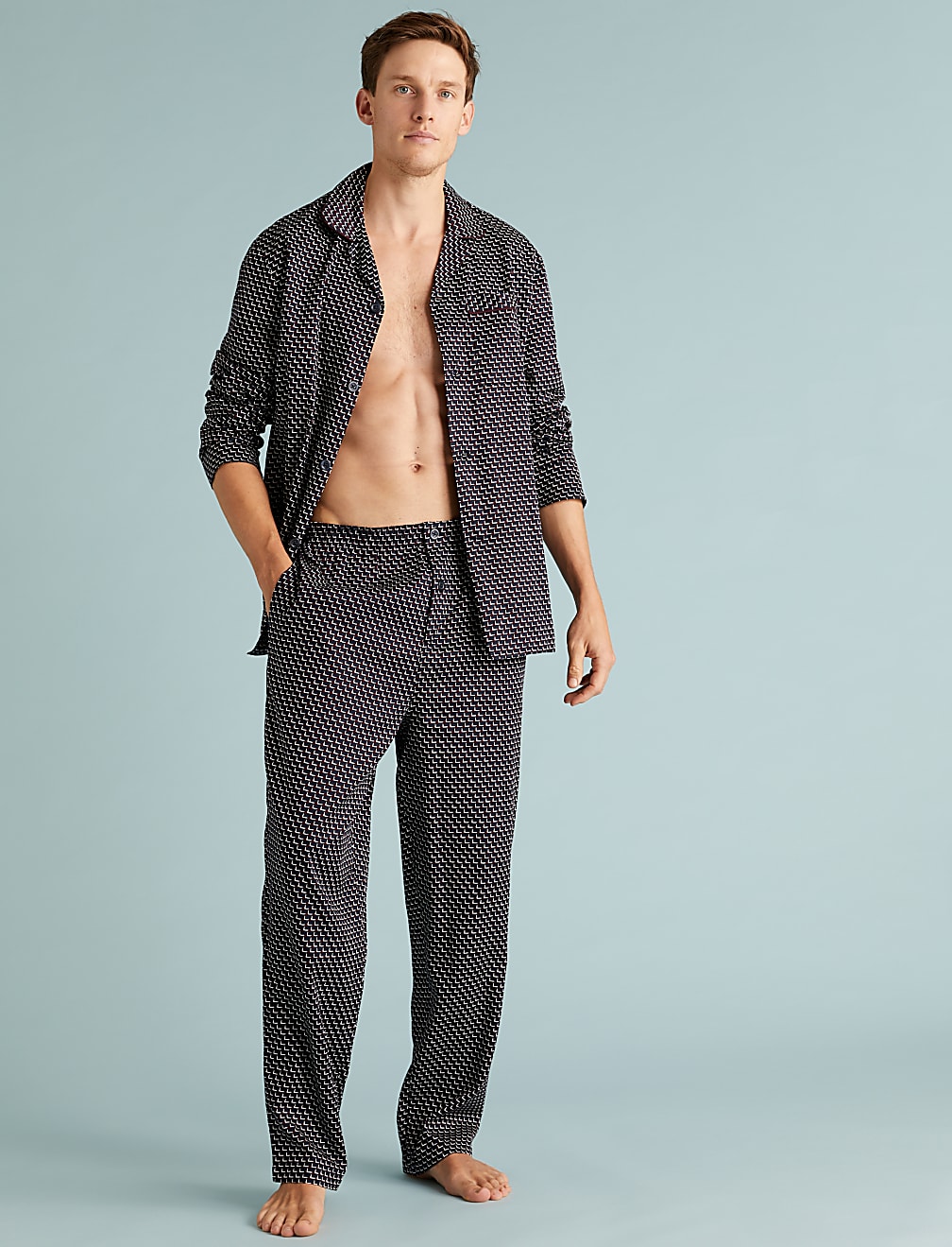 Pure Cotton Printed Pyjama Set