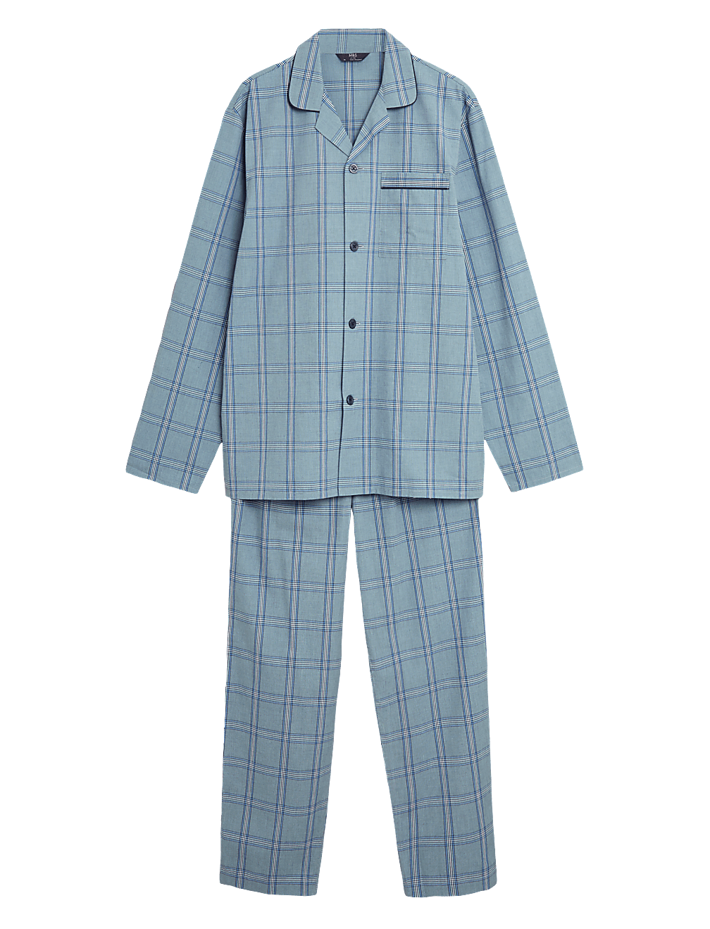 Pure Cotton Checked Pyjama Set