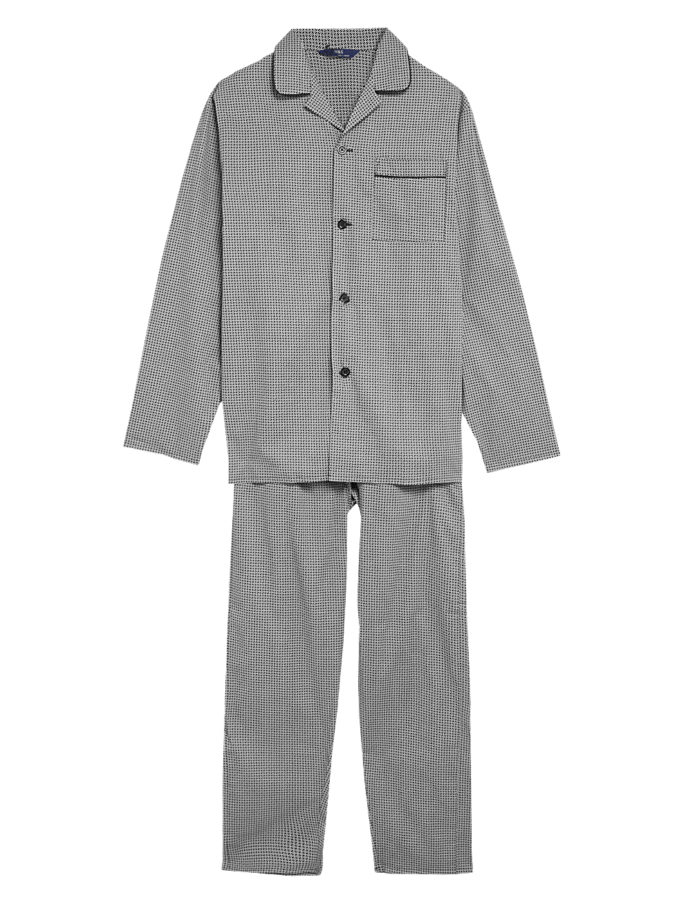 Pure Cotton Geometric Print Pyjama Set