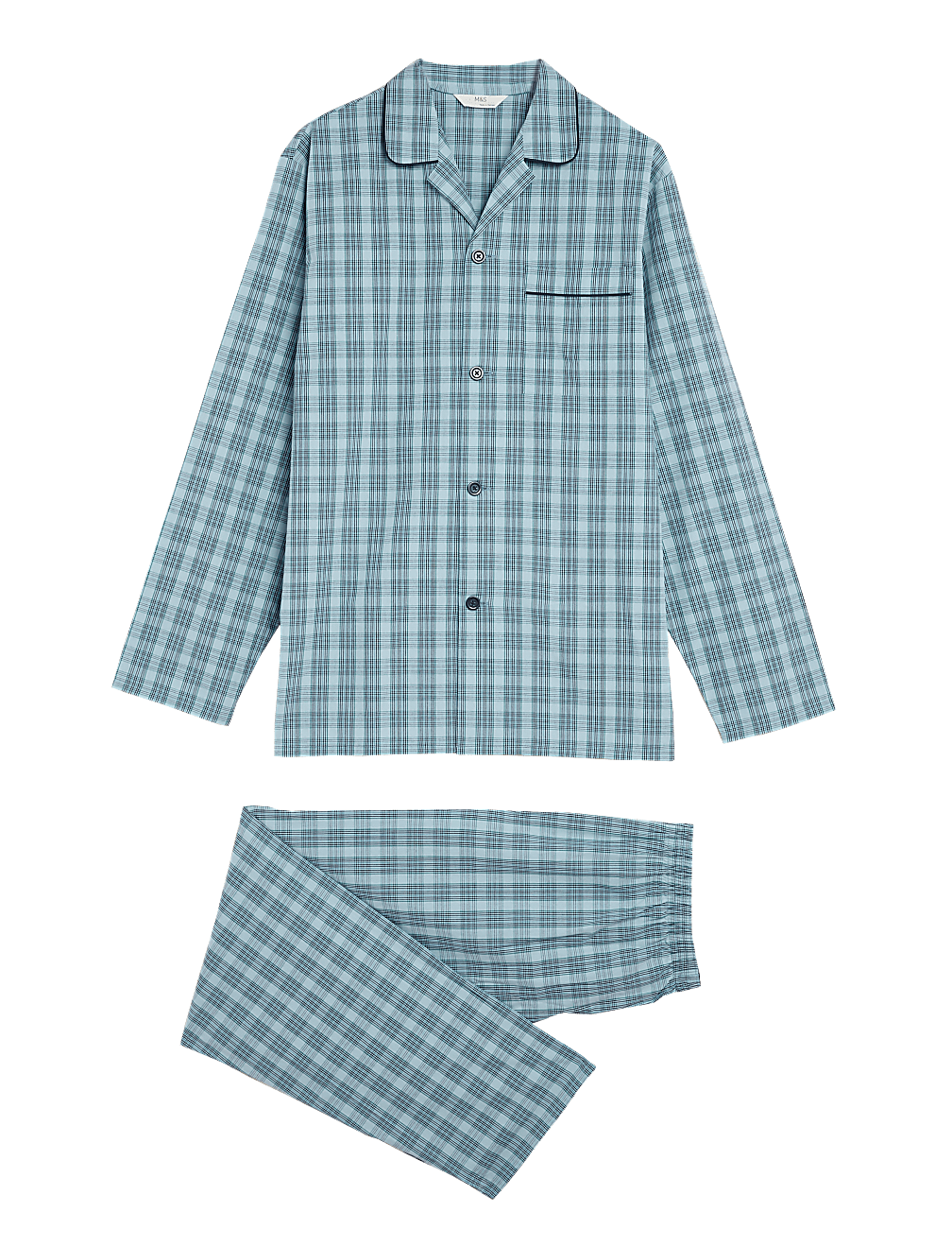 Pure Cotton Checked Pyjama Set