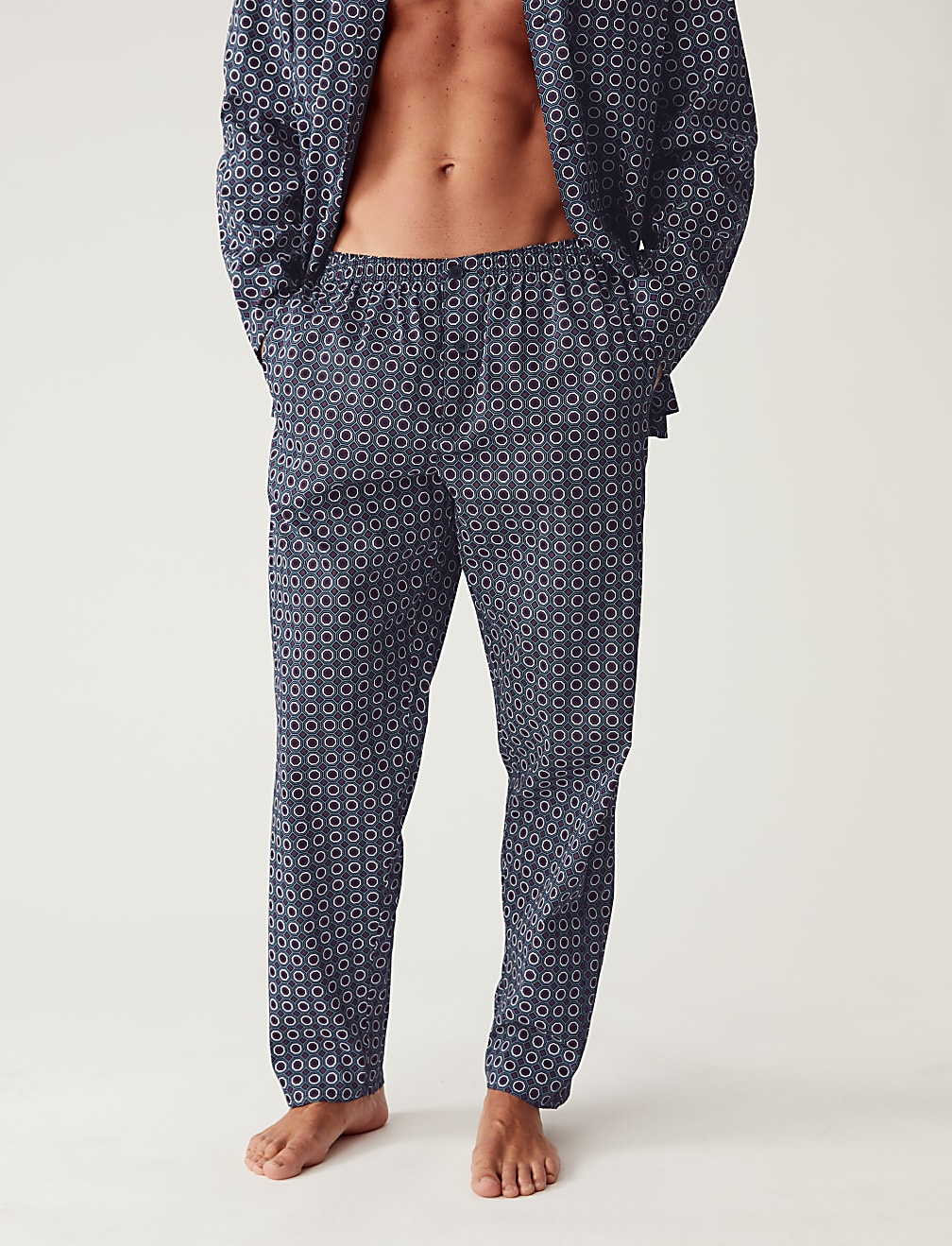Pure Cotton Mosaic Print Pyjama Set