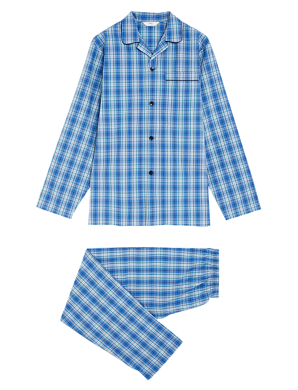 Pure Cotton Checked Pyjama Set