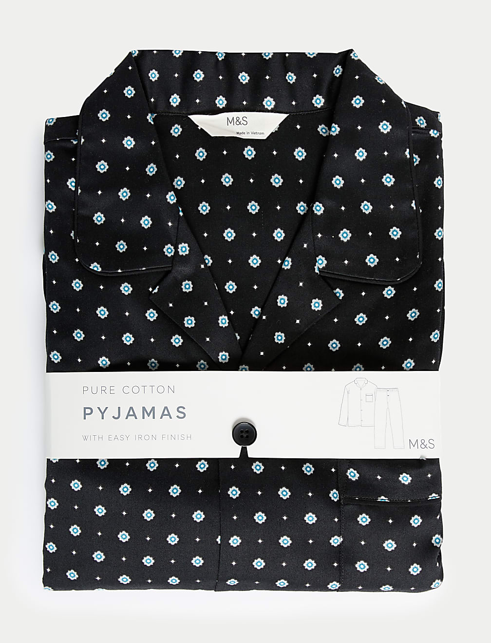 Pure Cotton Printed Pyjama Set