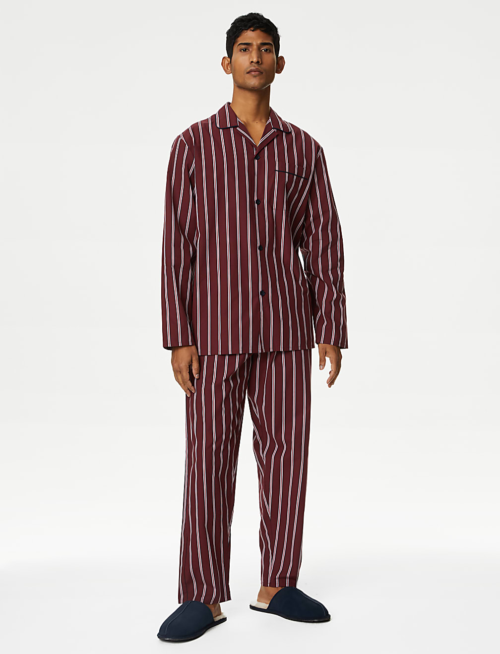 Pure Cotton Striped Pyjama Set