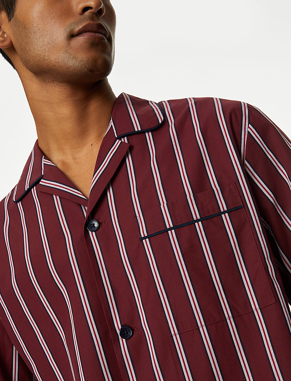 Pure Cotton Striped Pyjama Set