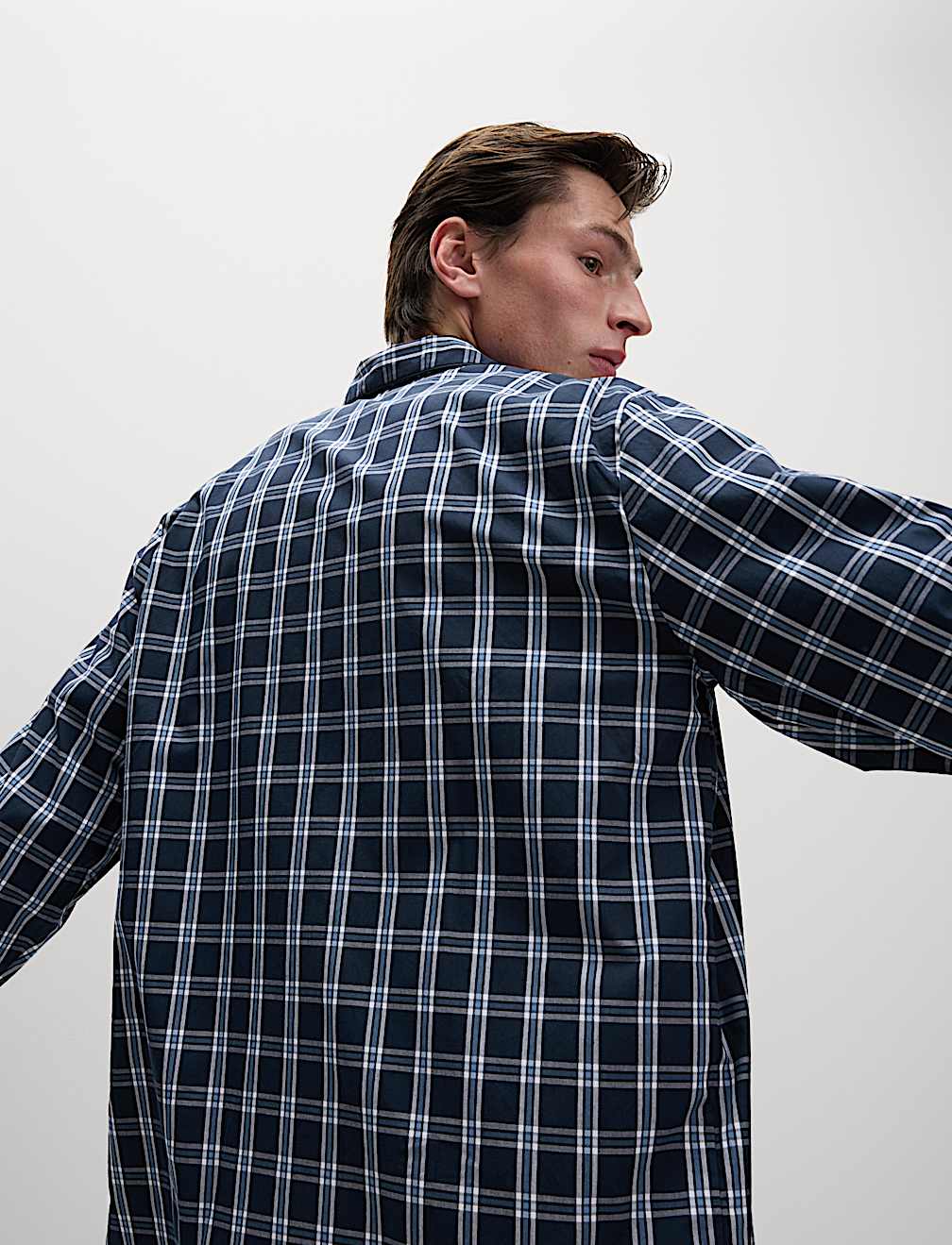 Pure Cotton Checked Pyjama Set