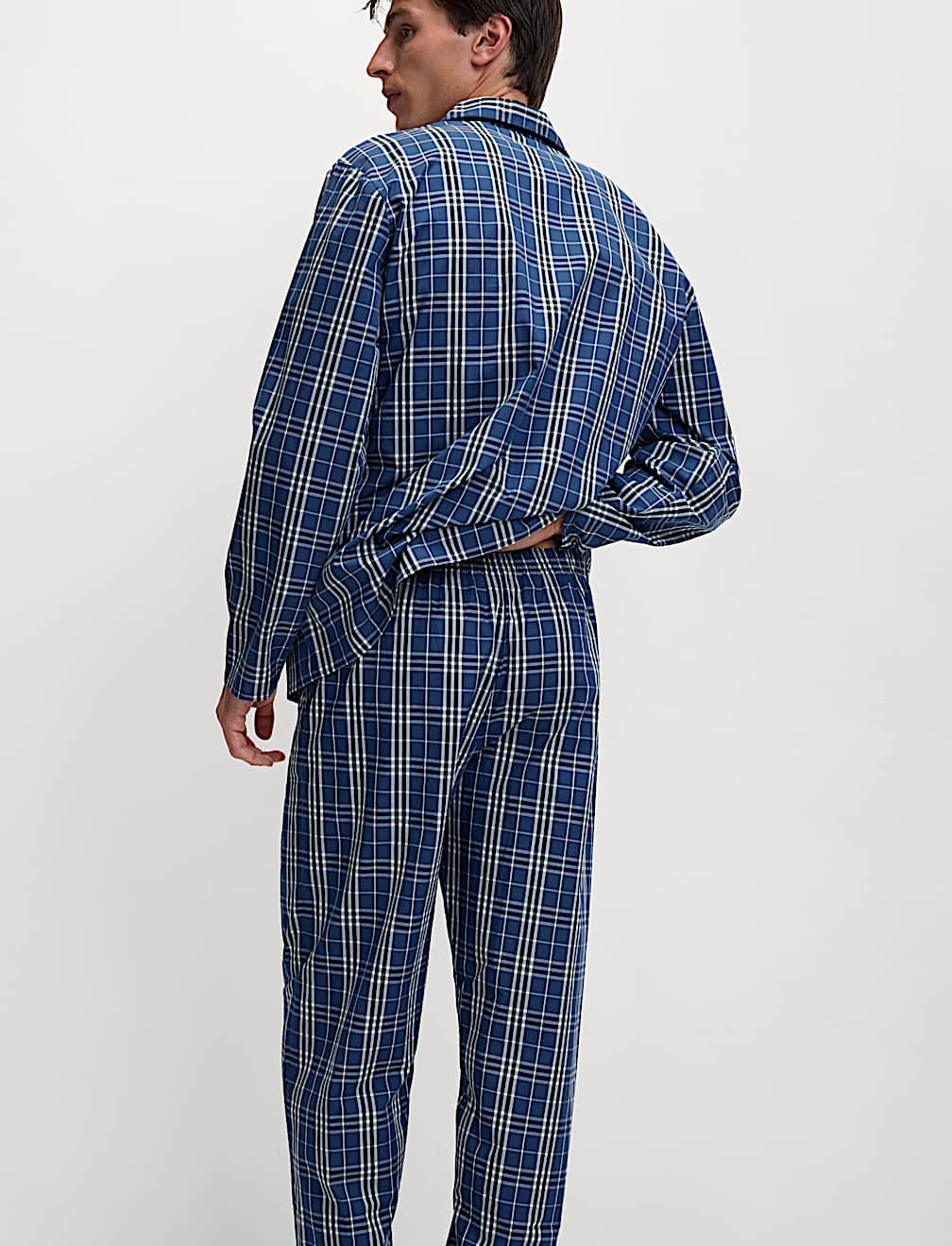 Pure Cotton Checked Pyjama Set