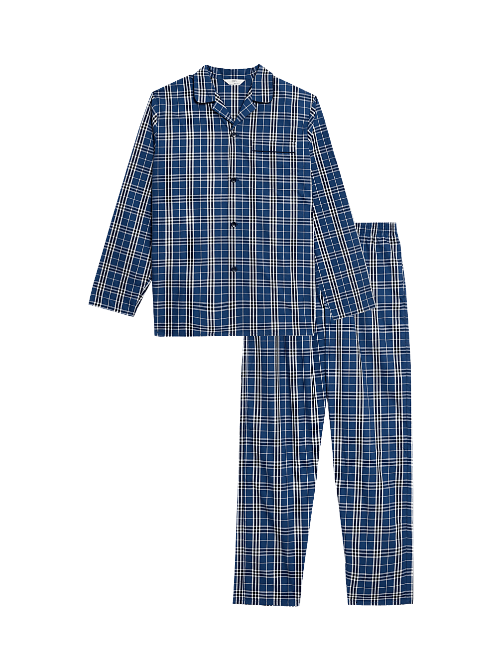 Pure Cotton Checked Pyjama Set