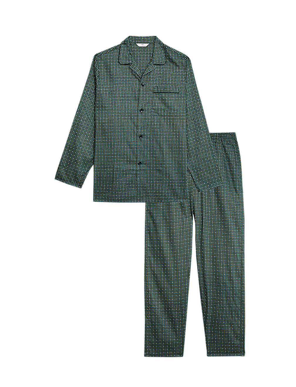 Pure Cotton Geometric Pyjama Set