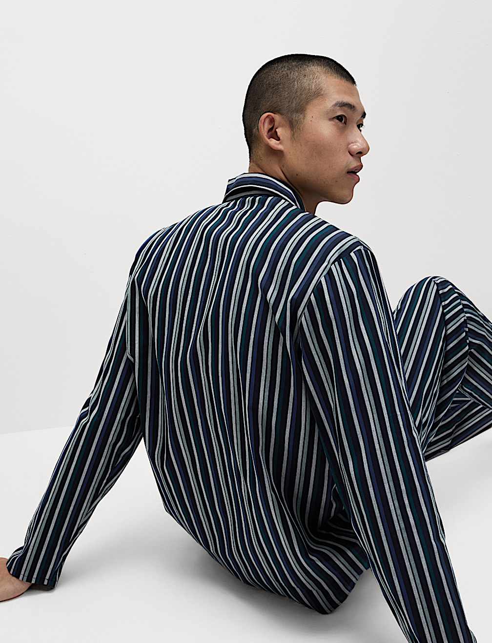 Pure Cotton Striped Pyjama Set
