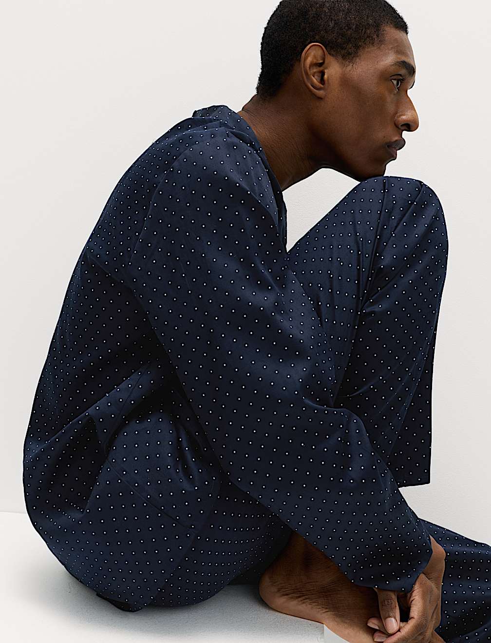 Pure Cotton Polka Dot Pyjama Set