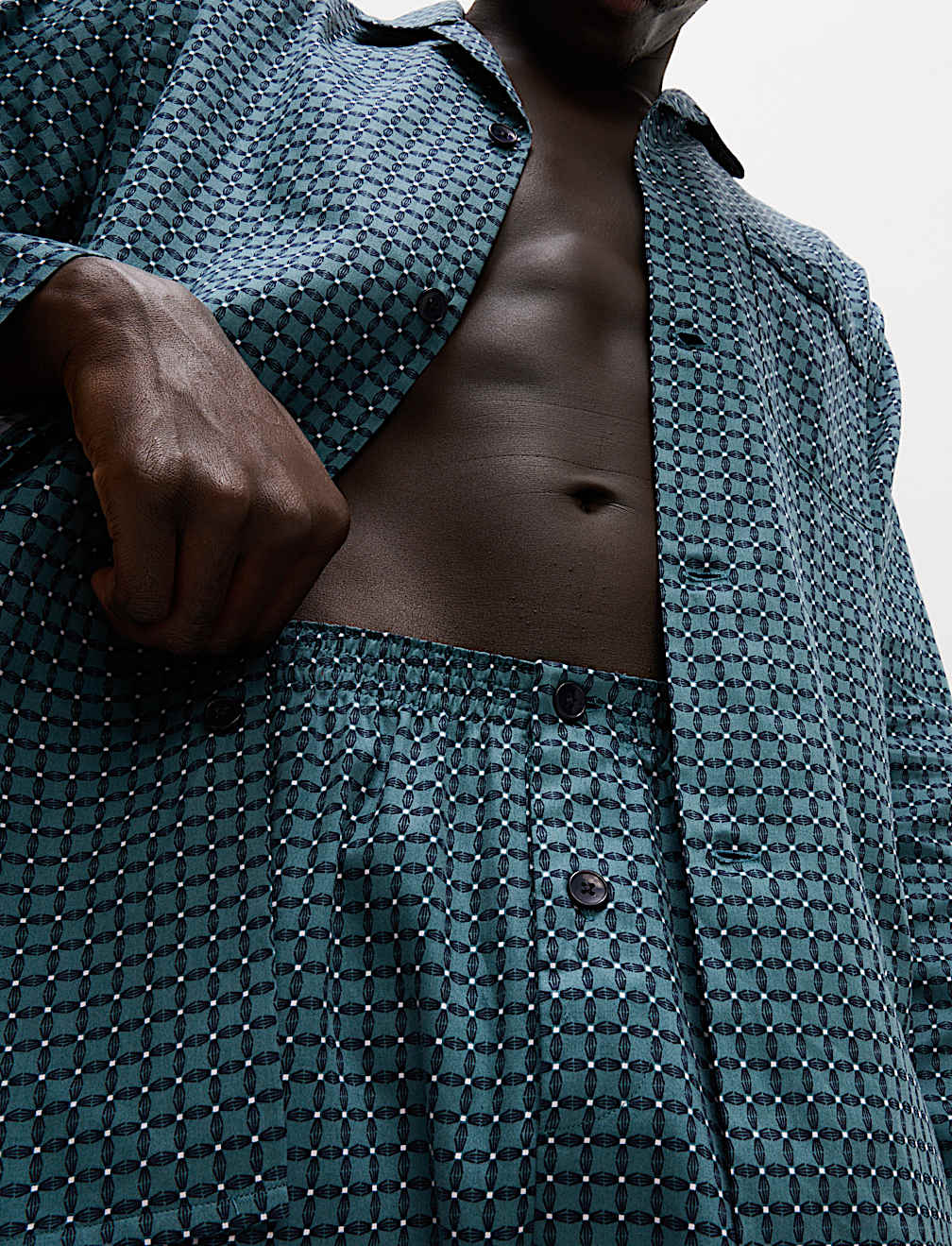 Pure Cotton Foulard Pyjama Set