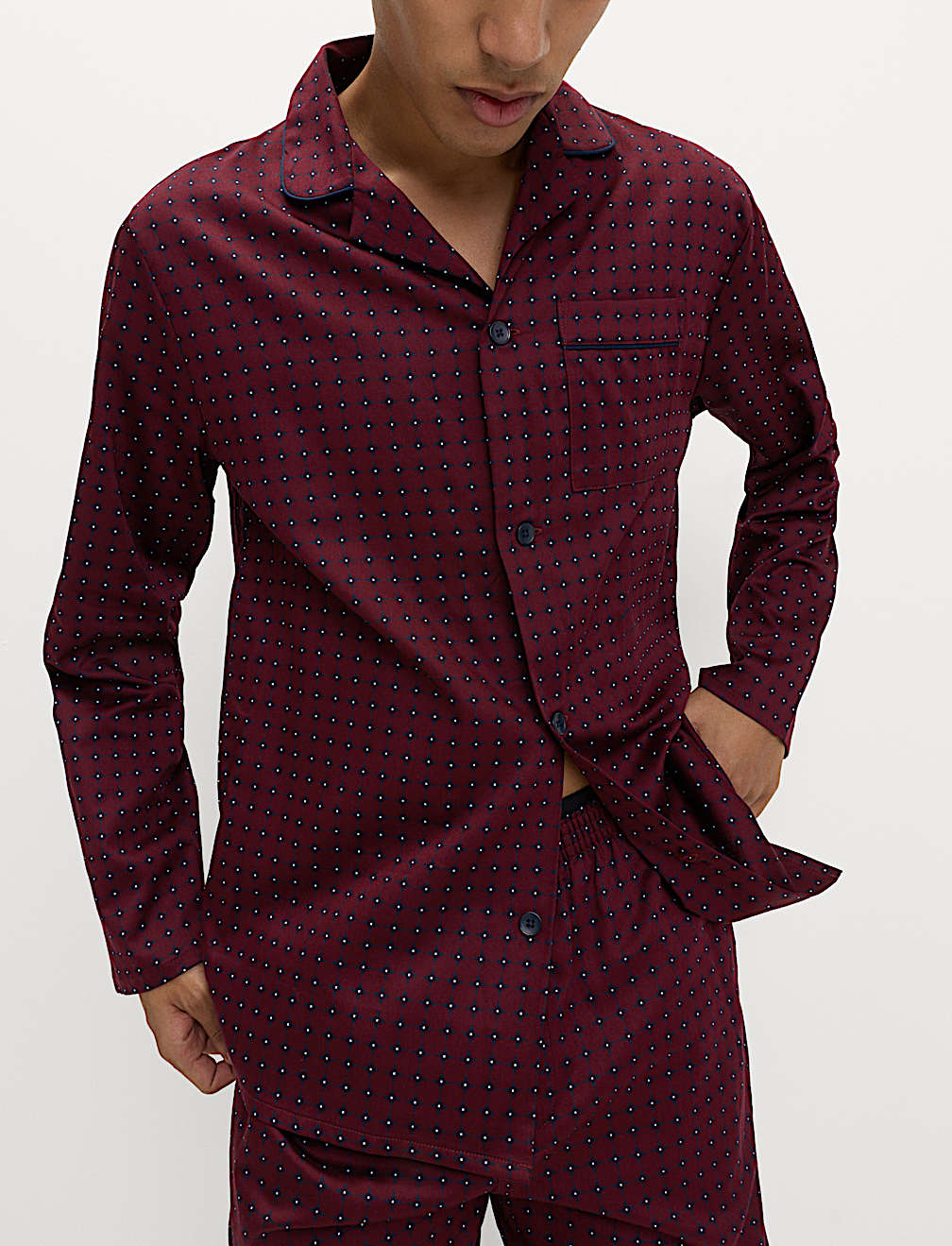 Pure Cotton Foulard Print Pyjama Set