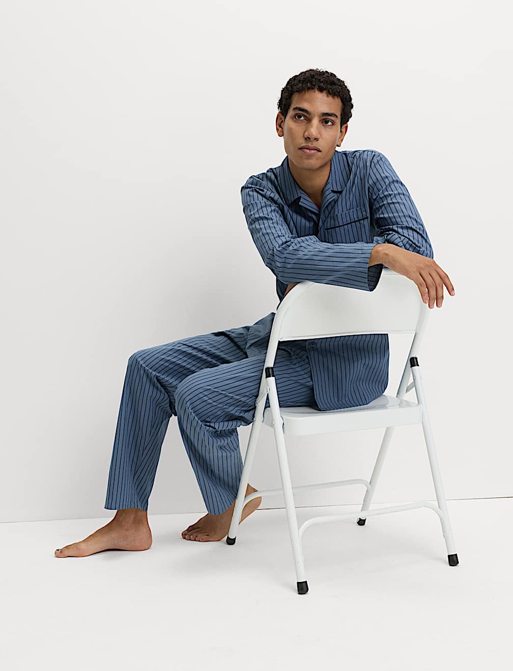 Pure Cotton Striped Pyjama Set