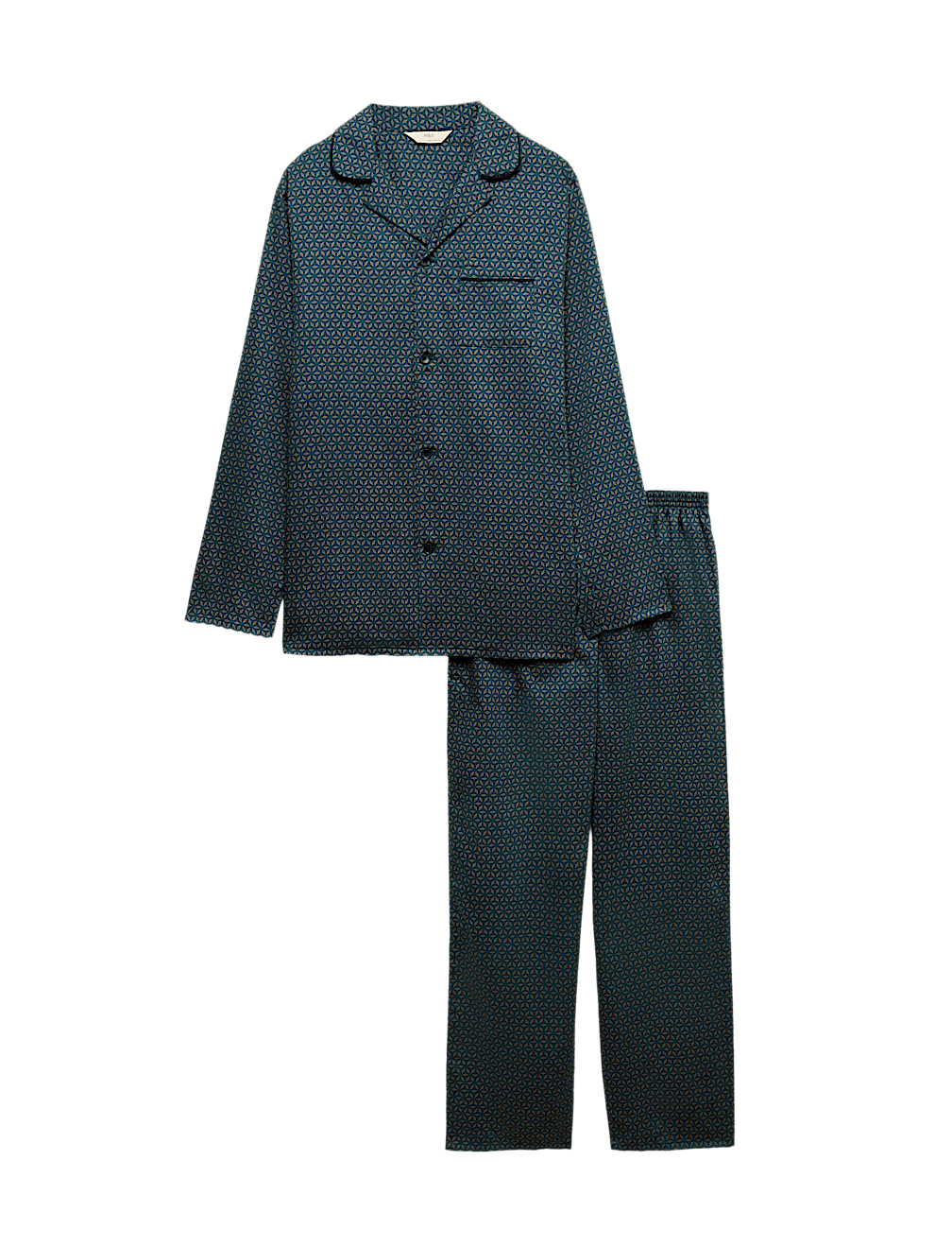 Pure Cotton Mosaic Print Pyjama Set