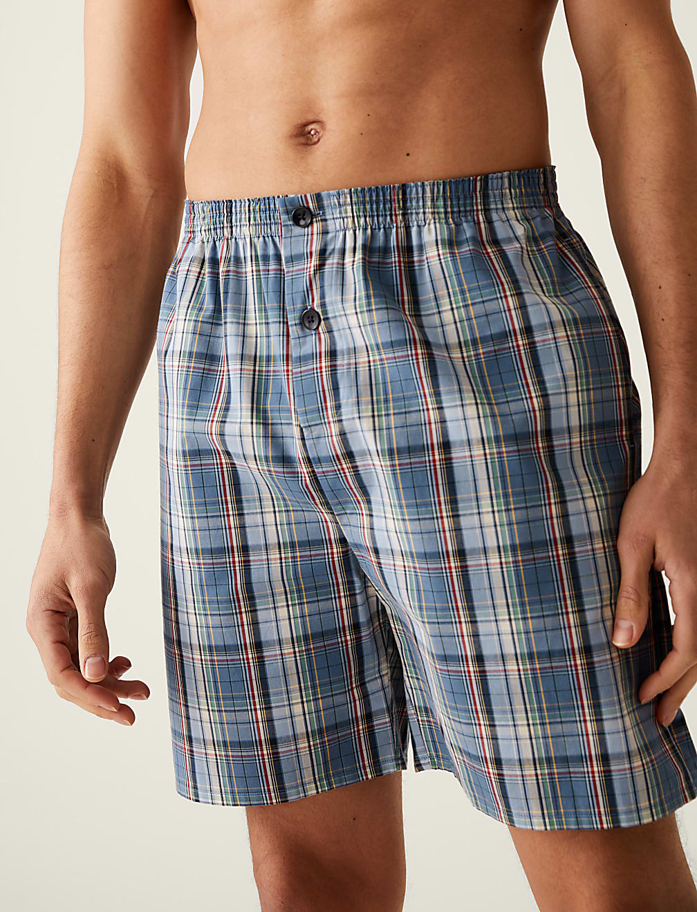 Pure Cotton Checked Pyjama Set