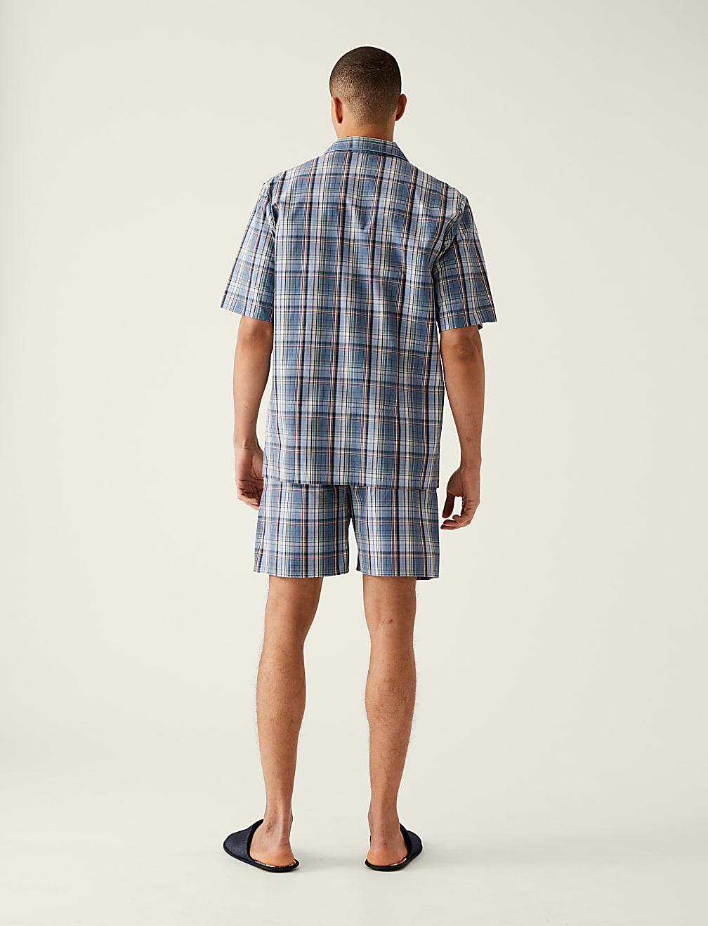 Pure Cotton Checked Pyjama Set