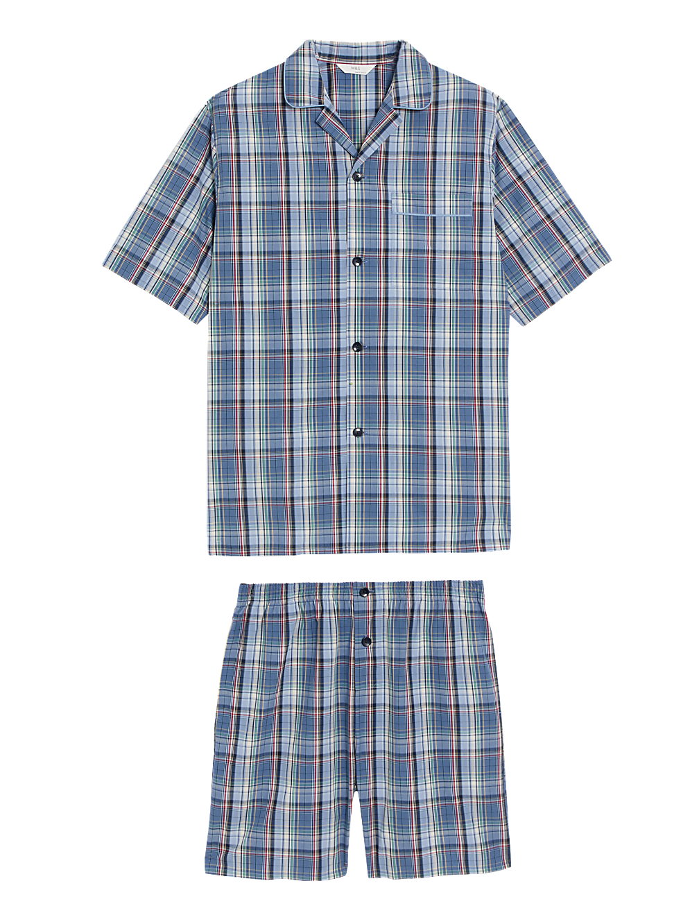Pure Cotton Checked Pyjama Set
