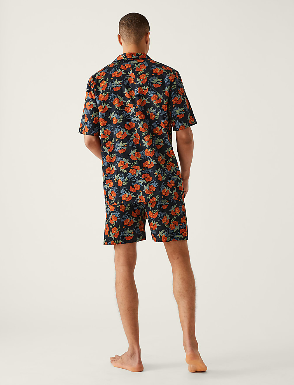 Pure Cotton Floral Print Pyjama Set