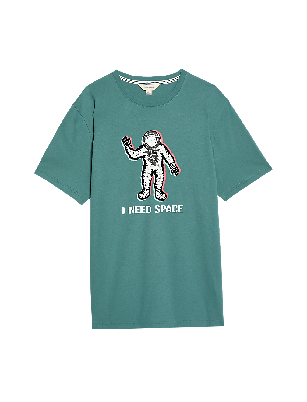 Pure Cotton Spaceman Graphic Pyjama Top
