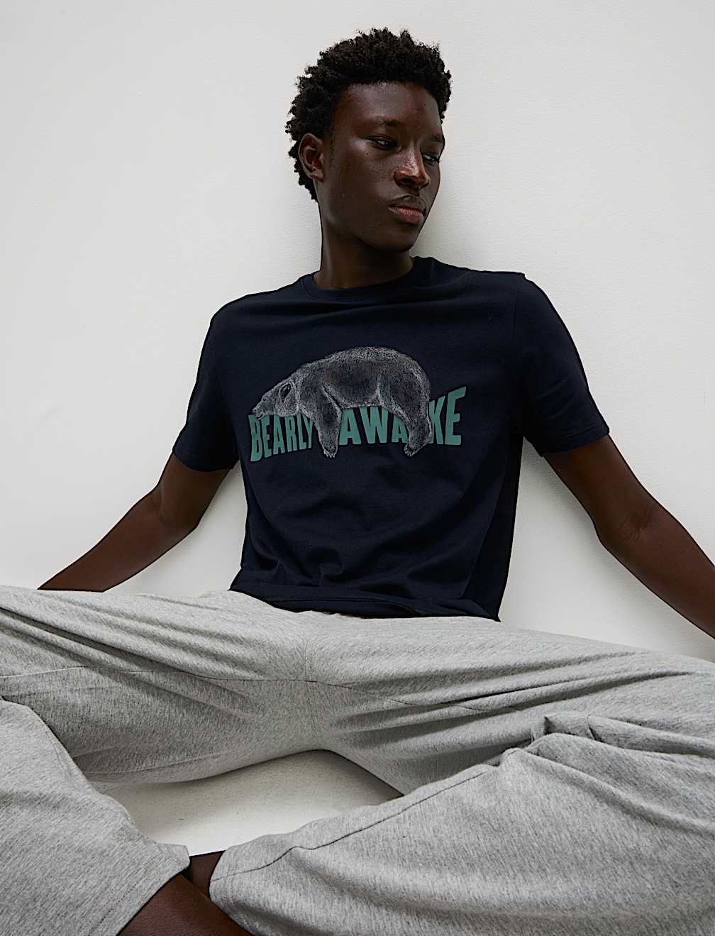 Pure Cotton Bearly Awake T-Shirt