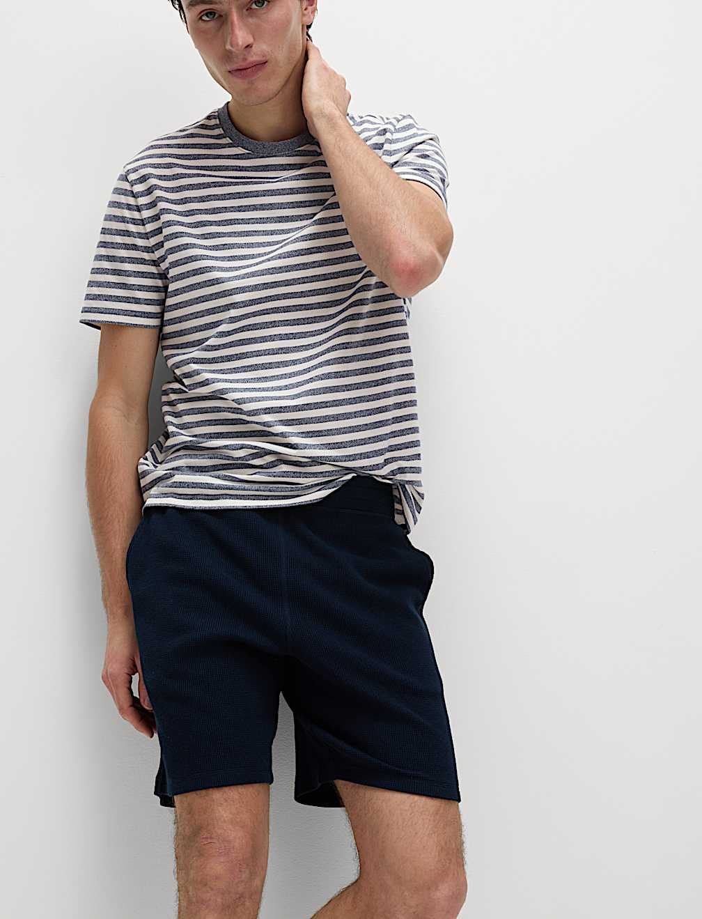 Pure Cotton Striped T-Shirt