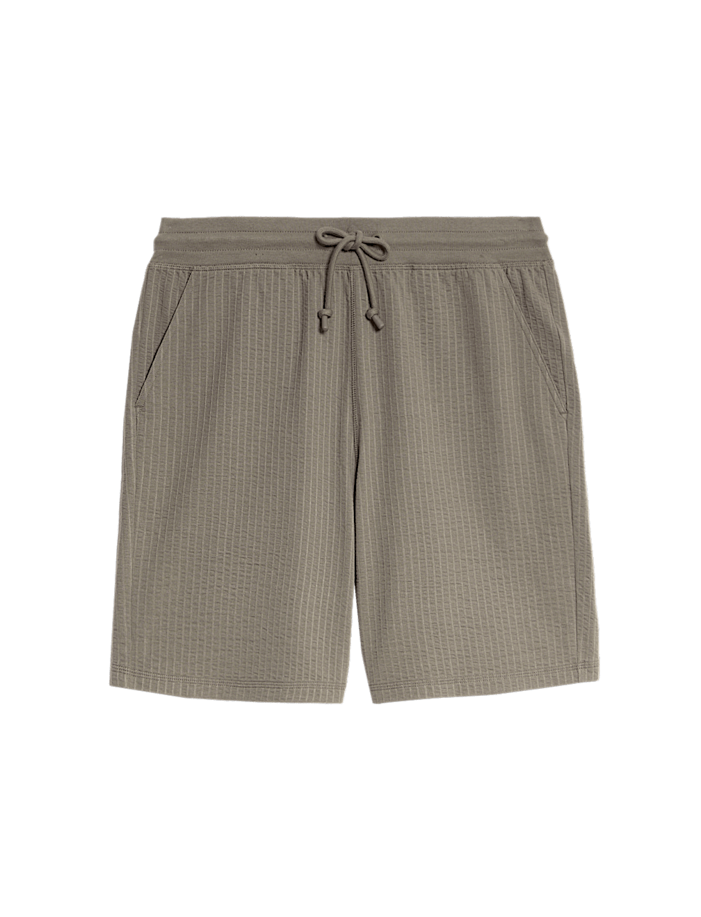 Cotton Rich Striped Lounge Shorts