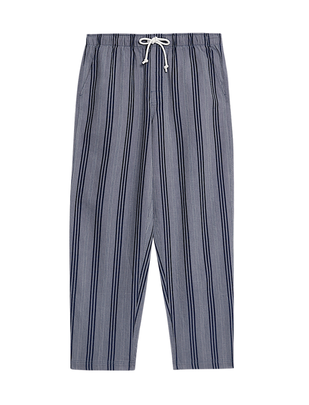 Pure Cotton Striped Loungewear Bottoms