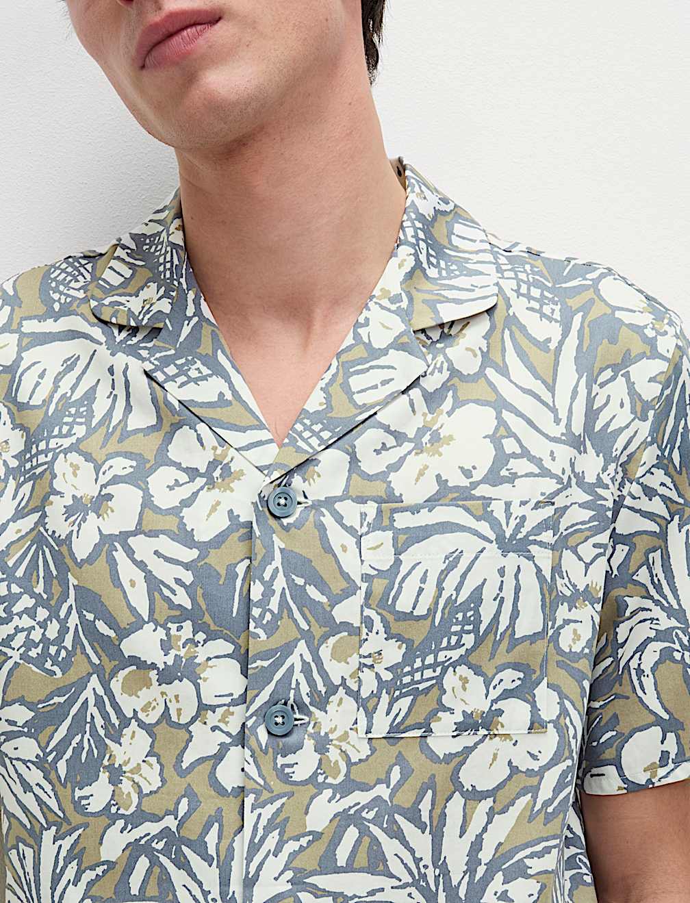 Pure Cotton Tropical Print Pyjama Set