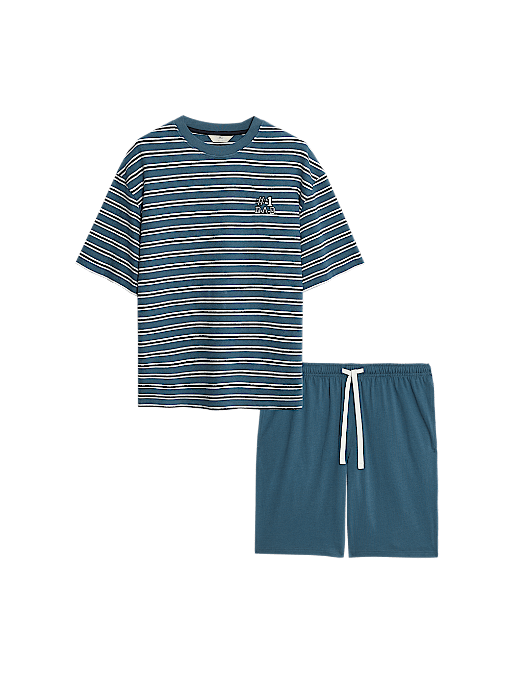 Pure Cotton Striped #1 Dad Pyjama Set