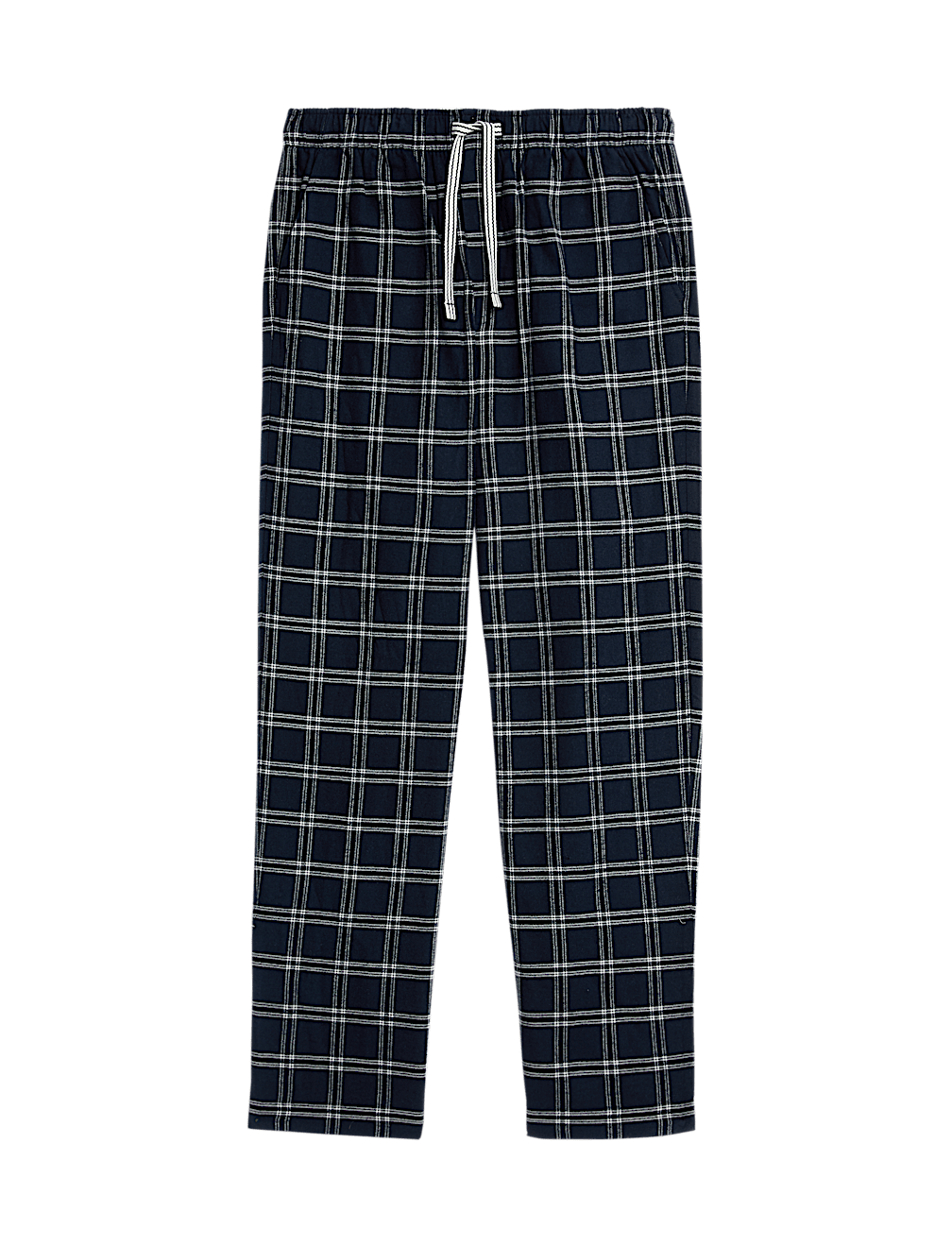 Pure Cotton Checked Pyjama Bottoms