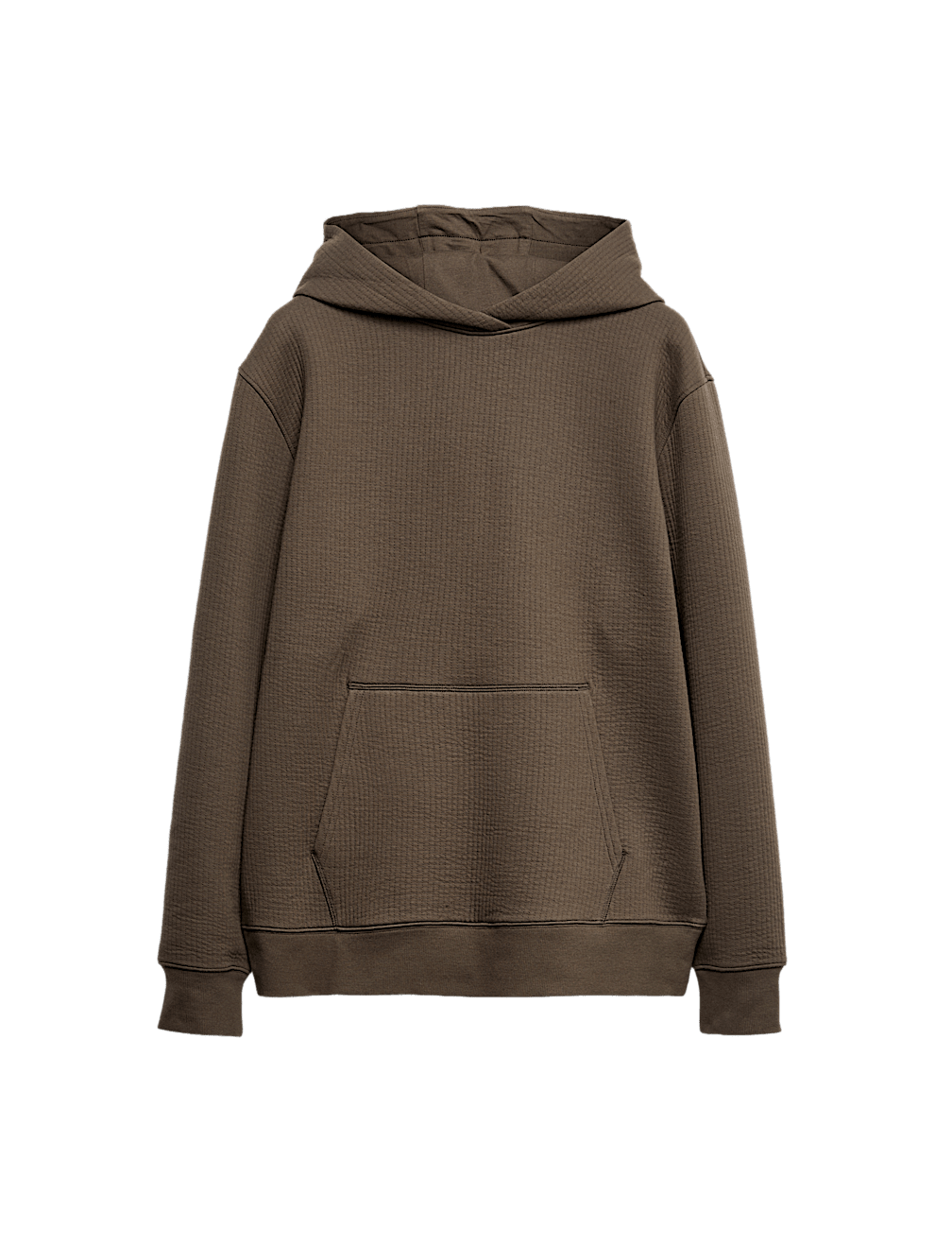 Cotton Rich Quilted Hoodie