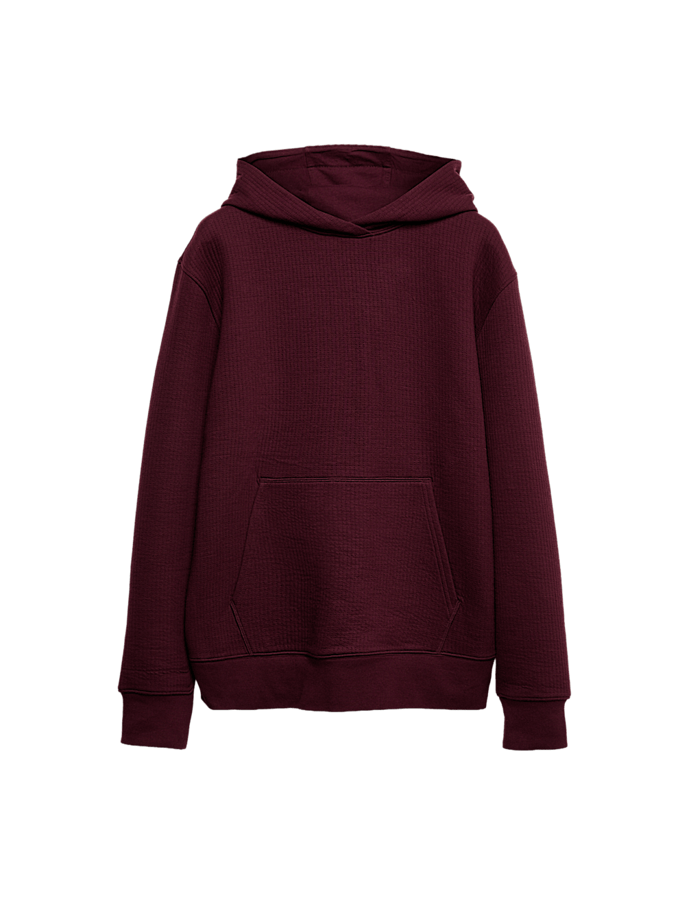 Cotton Rich Quilted Hoodie