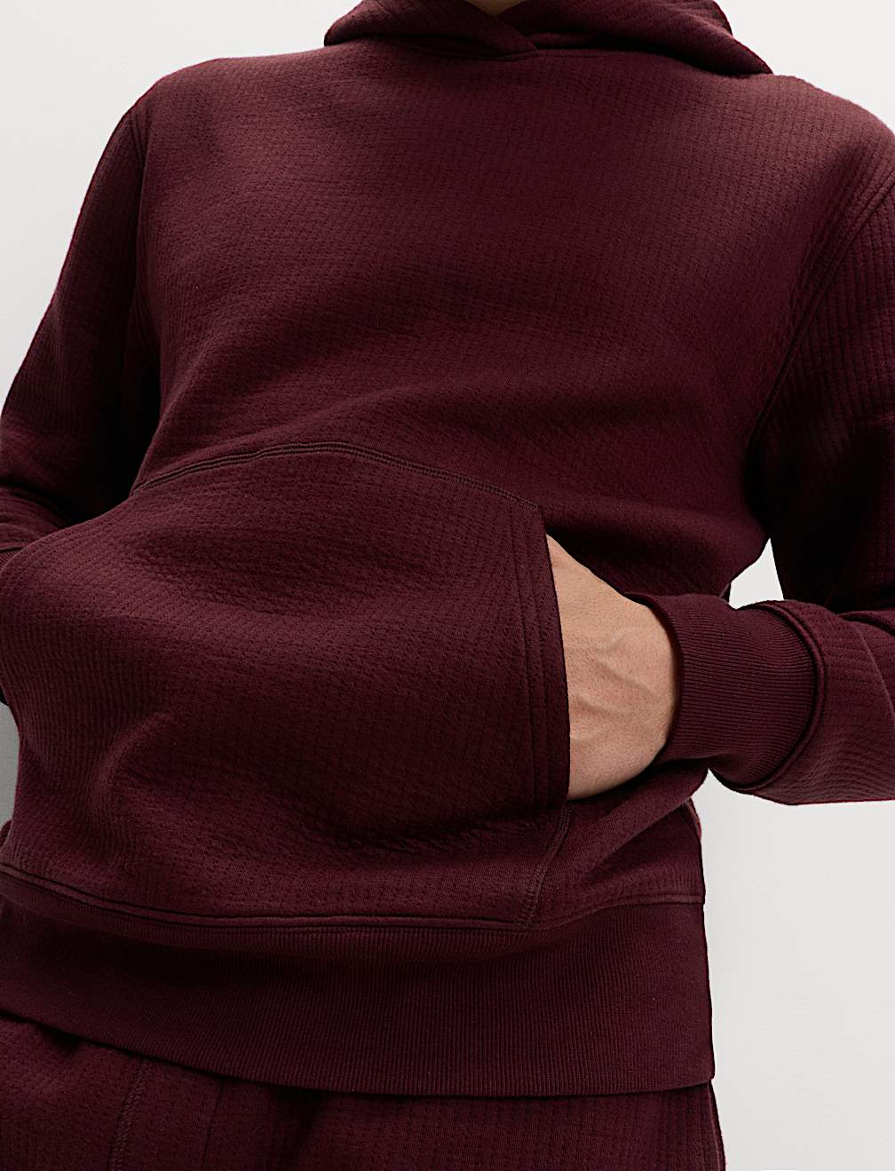 Cotton Rich Quilted Ribbed Joggers