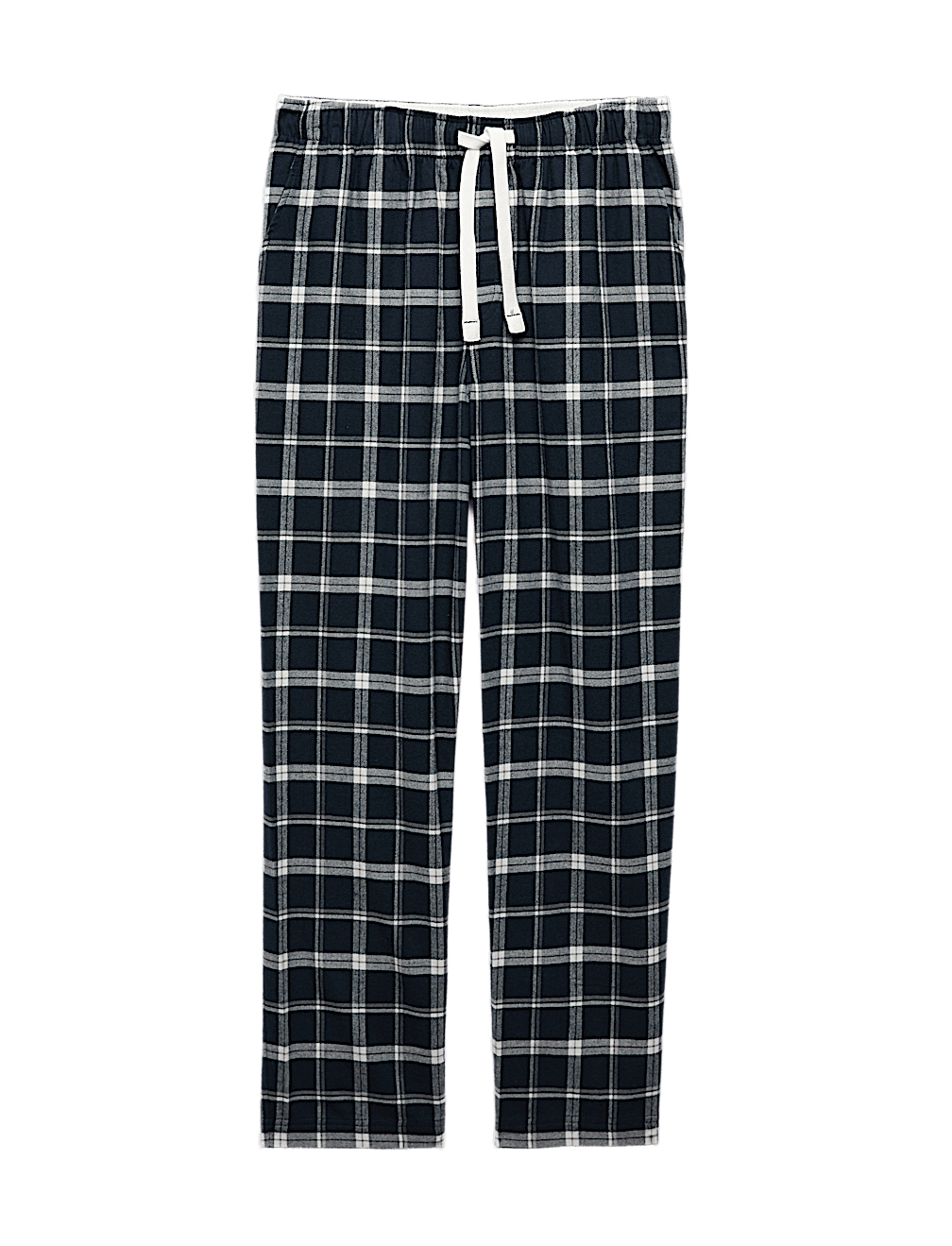 Pure Cotton Checked Loungewear Bottoms