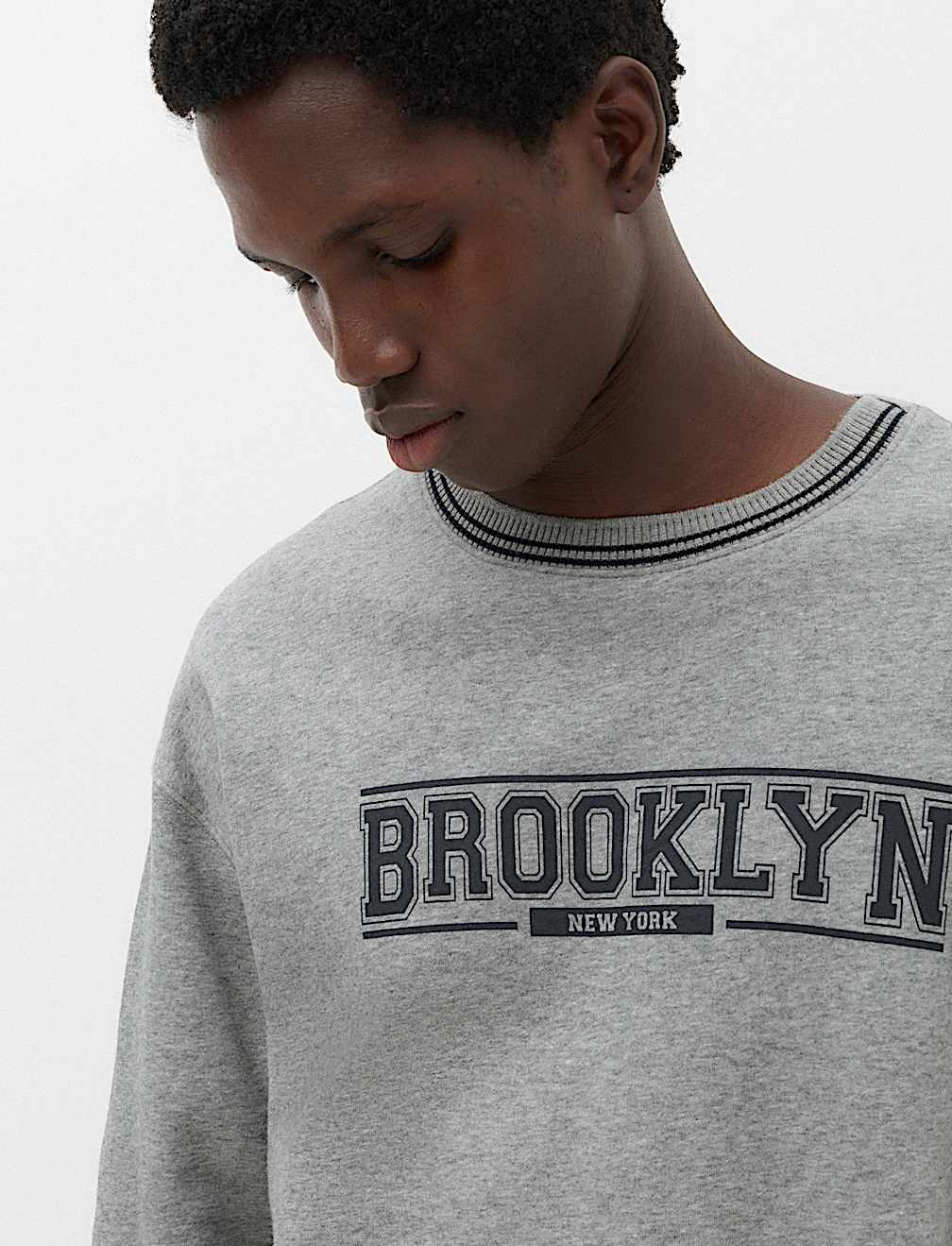 Cotton Rich Graphic Loungewear Sweatshirt