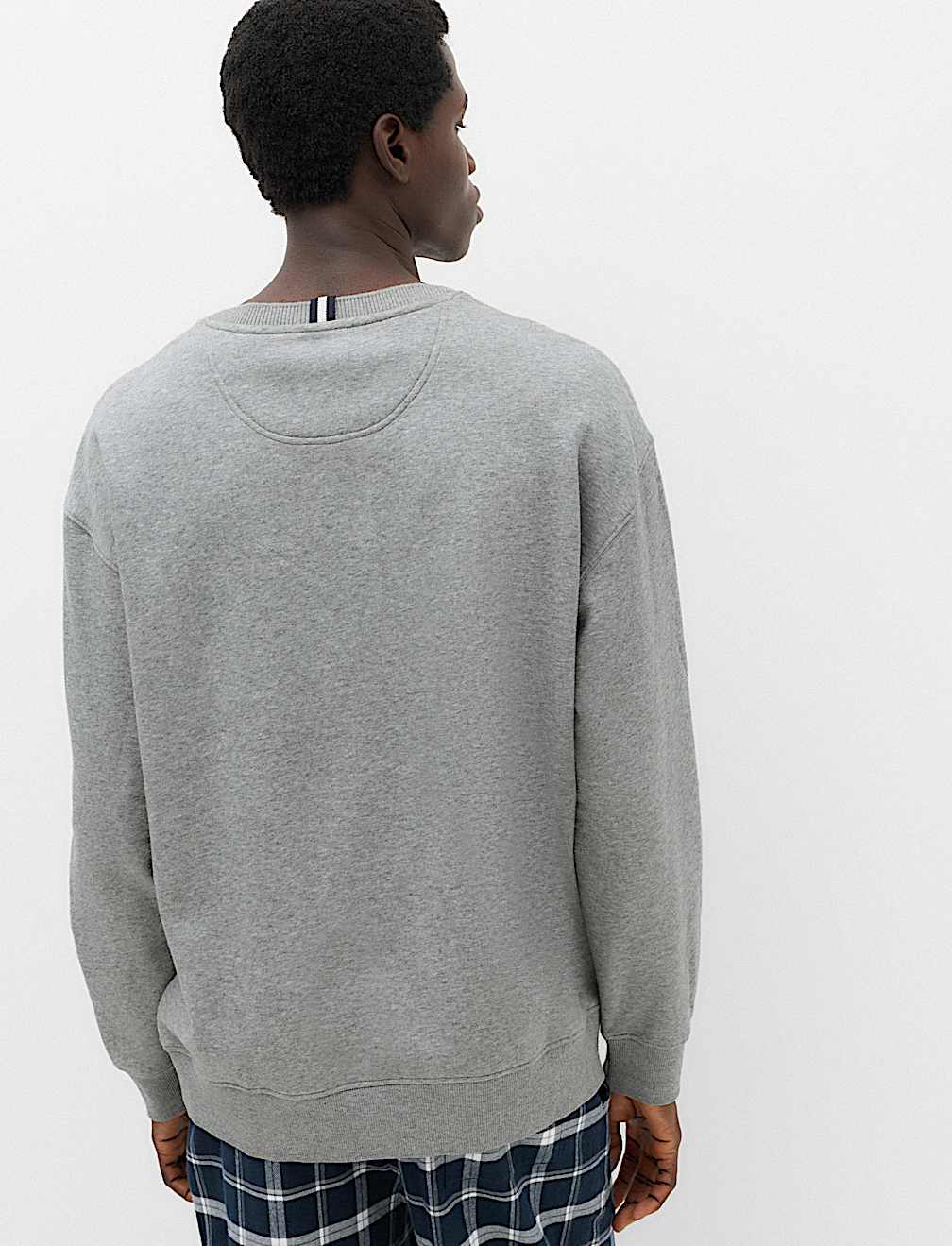 Cotton Rich Graphic Loungewear Sweatshirt