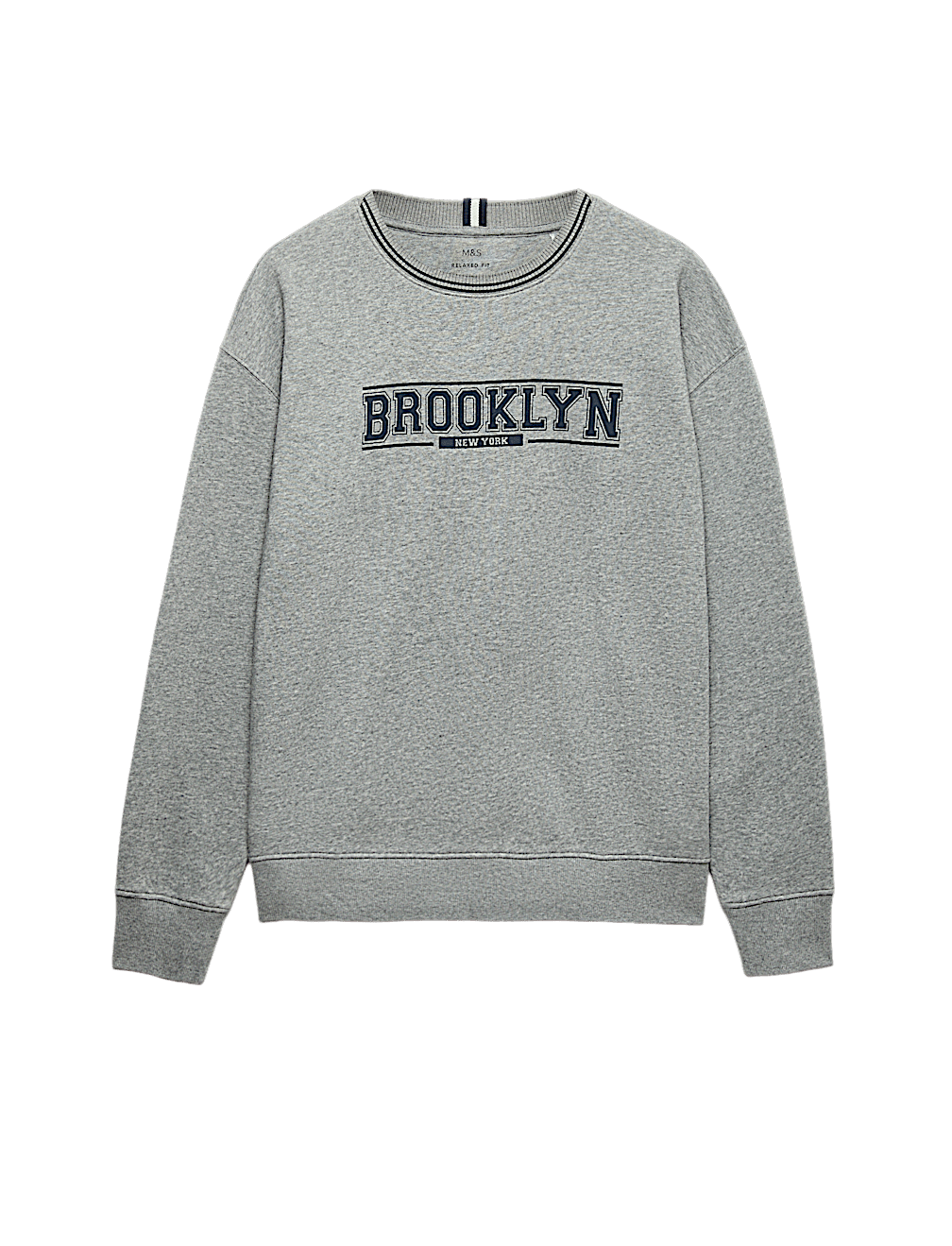 Cotton Rich Graphic Loungewear Sweatshirt
