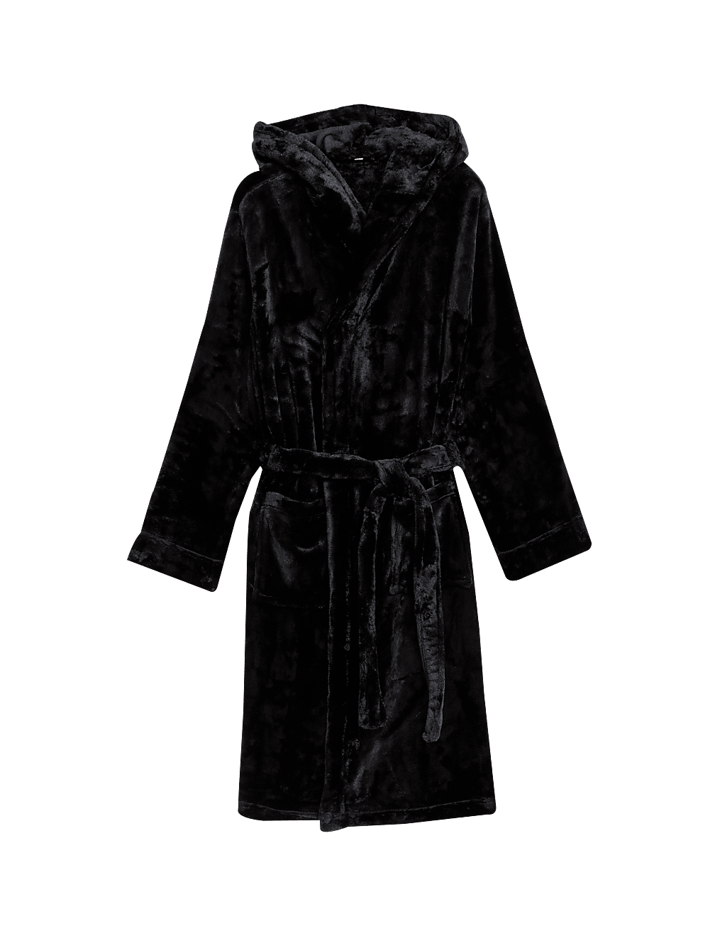 Fleece Supersoft Hooded Dressing Gown