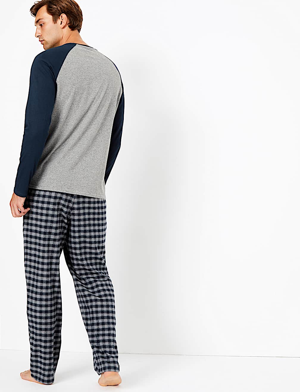 Brushed Cotton Checked Pyjama Set