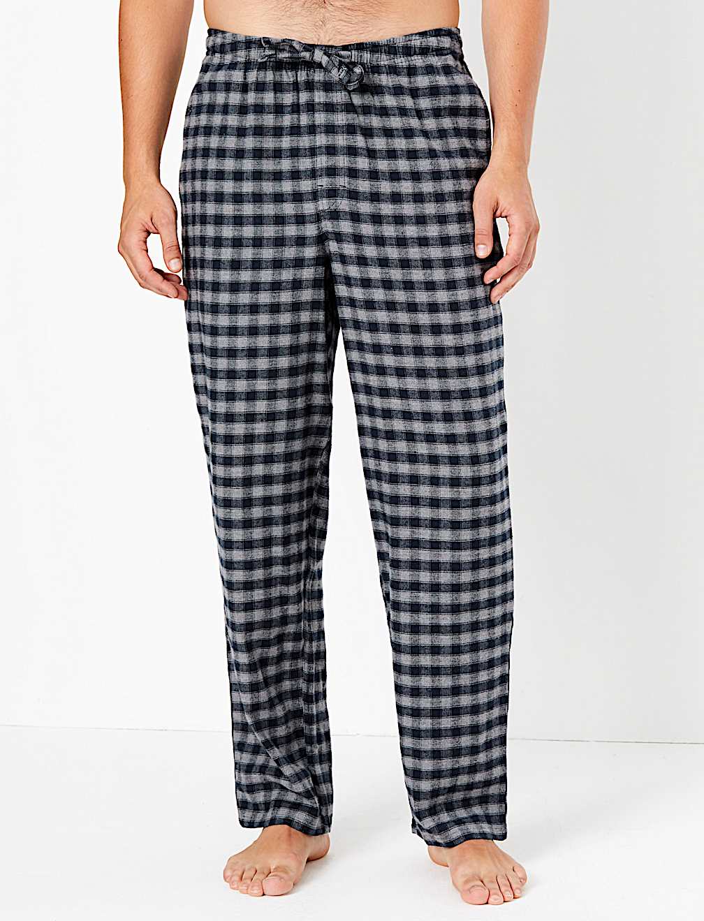 Brushed Cotton Checked Pyjama Set